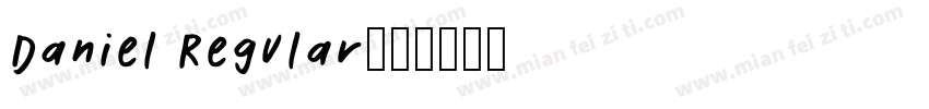 Daniel Regular字体转换